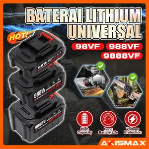 Baterai Li-ion 2026 berkualitas tinggi, cocok untuk berbagai alat listrik seperti bor, chainsaw, dan mesin potong rumput.