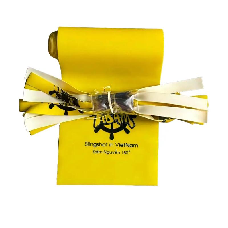 15 Bộ Dây Kháng Lực Đàn Hồi A Đam 0.65 (kéo tới gò má) tập Yoga đã Cột Sẵn