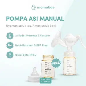 MOMABAE - MANUAL BREAST PUMP POMPA ASI MANUAL