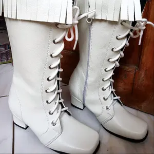 Sepatu Boot Jenggel Mayoret Anak tali depan