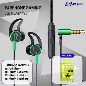 NANVAN NVN-R6 HEADSET HEDSET EARPHONE GAMING NEW SPORTY DESIGN JACK 3.5MM UNIVERSAL
