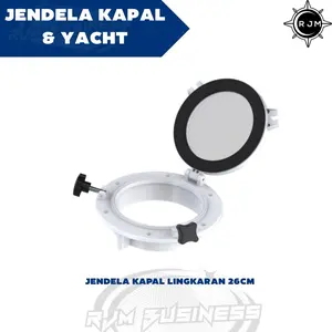Jendela kapal yacht 26cm lingkaran bulat / Round porthole 26cm