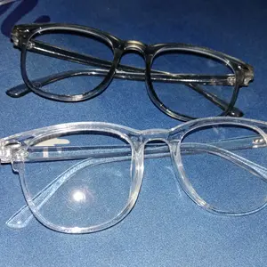 BELI 1 GRATIS 1 - Kacamata Anti Radiasi Wanita Korea Fashion Retro Bentuk Kotak Eyeglasses