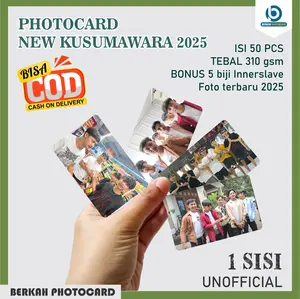 Photocard NEW TIM KUSUMAWARA 2025 - UNOFFICIAL isi 50 pcs 1 sisi Foto