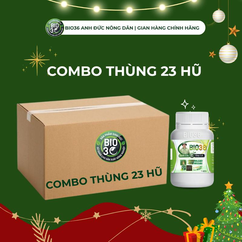  Combo 15 TẶNG 8 Hũ Phân Bón Bio 36 Kích Rễ Mạnh- Đi Đọt Nhanh Xanh cây Cải tạo đất  23 Bio36  Hũ 500g  