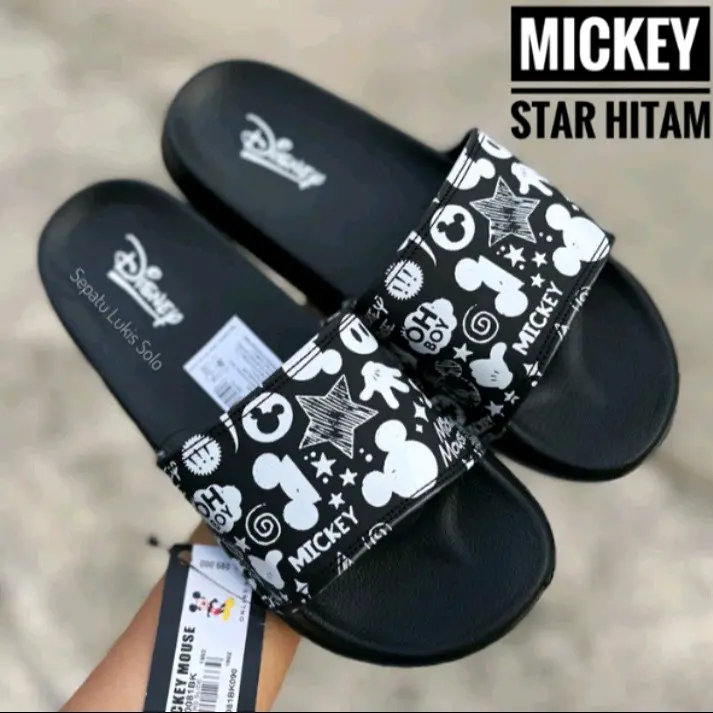 sandal slop mickey mouse pria/wanita Shoes 2