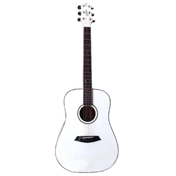 Gambar ODLAIR OD511SE LWH OD511SELWH OD511SE-LWH LUXE WHITE TOP SOLID CAPELLA GITAR AKUSTIK WITH PREAMP BMJ dari Bandar Musik Jakarta BMJ Kota Administrasi Jakarta Pusat Tokopedia