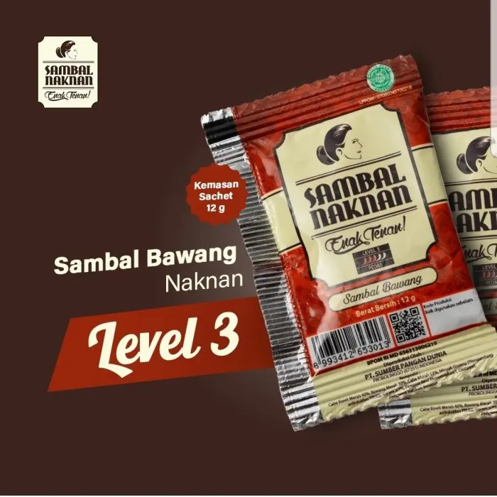Sambal Bawang Naknan Sachet 1 pack (50 pcs)