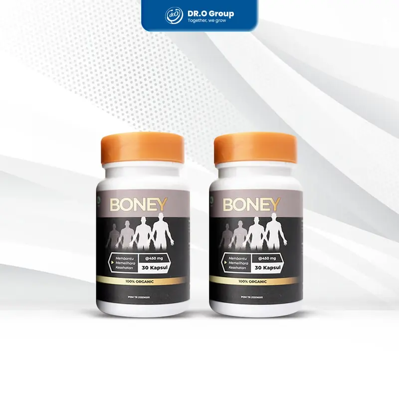 [LV Live Exclusive] Boney - Paket Bundling Susu & Kapsul | Membantu Pertumbuhan Kepadatan Tulang | Herbal 3
