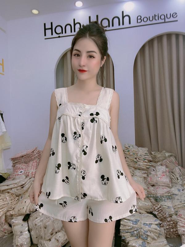 Bộ freesize [HÀNG LOẠI 1] Quần Áo Đũi Nữ Mặc Nhà Cute - Mã B12