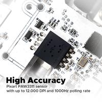 Gambar Noir M1 Nex Wireless Modular Gaming Mouse PAW3311 2.4GHz - Black dari ChemicyGaming Kota Administrasi Jakarta Pusat 3 Tokopedia