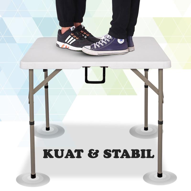 Meja Lipat Serbaguna Meja Makan, Kerja, Jualan, dan Outdoor Meja Event Meja Lipat Putih Meja Jualan 038-1