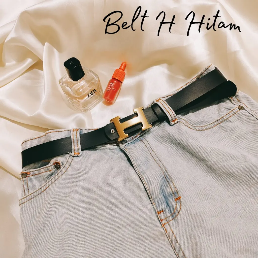 YA IKAT PINGGANG WANITA HURUF H  LV  OO | BELT WANITA | GESPER WANITA