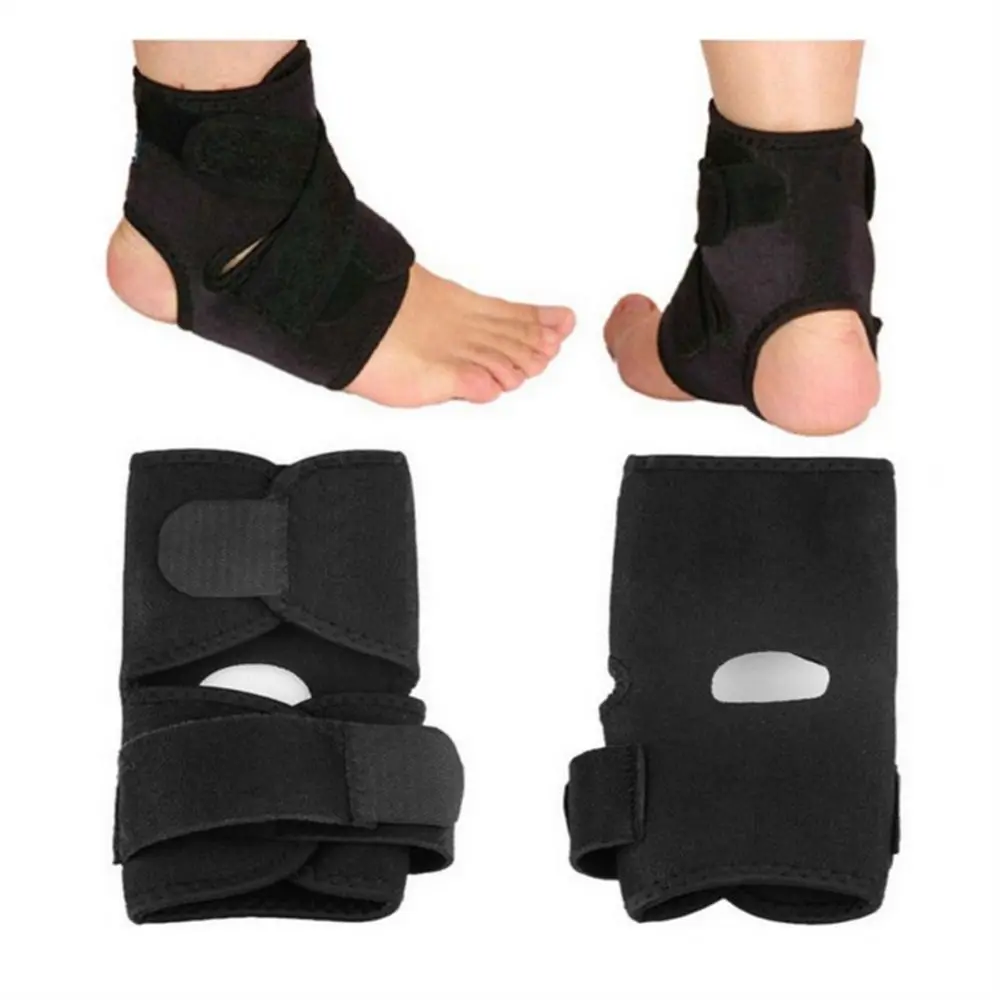 Compression Ankle Brace Sports Ware Ankle Wrap Foot Support Ankle Support Adjustable Sleeves Belt Ankle Guard for Gym Running