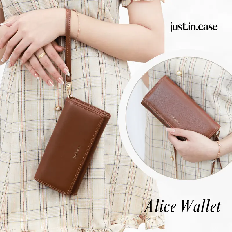 IZEEA Alice Vegan Long Wallet Dompet Panjang Minimalis Multifungsi Wanita Tahan Air 4
