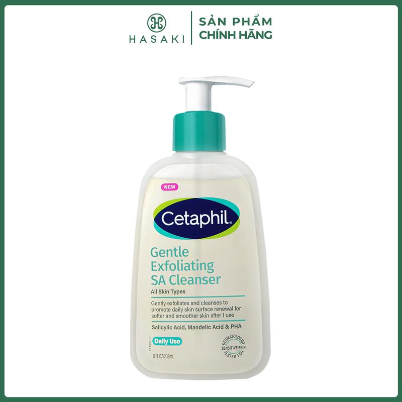   Deal Sốc  Gel Rửa Mặt Cetaphil Sạch Sâu Tẩy Tế Bào Chết Dịu Nhẹ 236ml Gentle Exfoliating SA Cleanser | HASAKI BEAUTY 