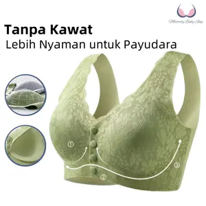 ANGEL MOMMY Bra Menyusui Bra Khusus Ibu Hamil Dan Nifas Bra Tidur Tanpa Kawat Dan Nyaman Digunakan Selama Masa Menyusui br01