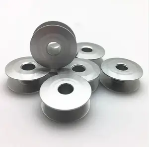 5/10/50/100 pcs spool spull bobbin mesin jarum 1 typical juki borther aluminium lengkung/rata