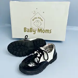 BABYMOMS - FREE BOX SEPATU PESTA PANTOFEL FORMAL ANAK LAKI LAKI CASUAL FASHION SHOES CALVIN BBSA019 Kaki