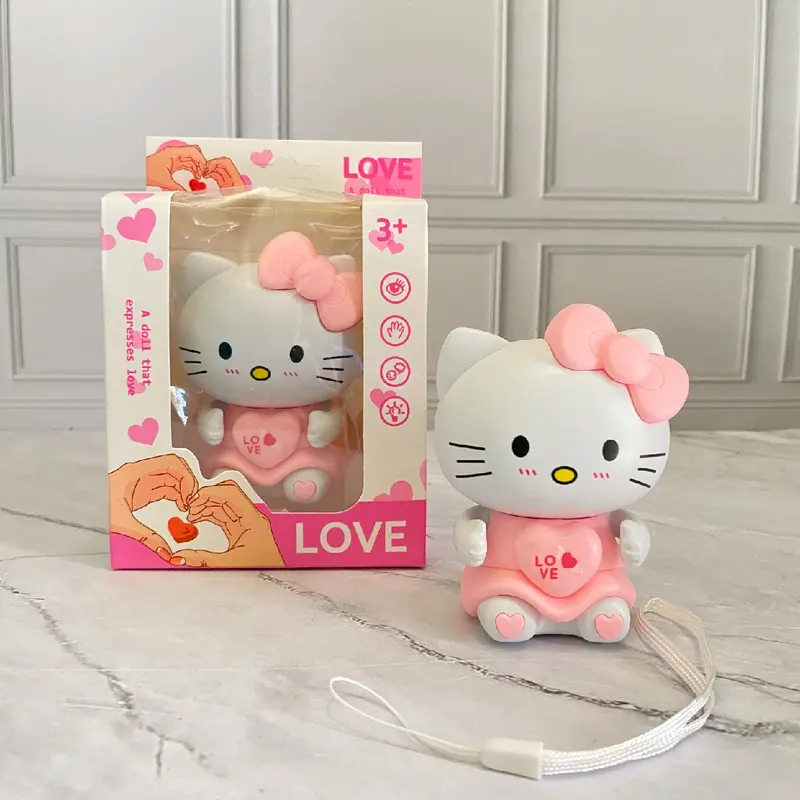 (Kado Unik] Versisuara love you Cinnamoroll Melody Lotso Kuromi Sanrio LED Night Light Kemasan Box 5