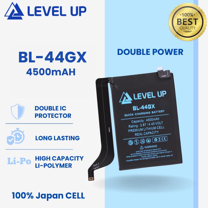 Gambar LEVEL UP Baterai BL-44GX for Infinix Zero Ultra 5G X6820 Double Power dari Level Up Jakarta Kota Administrasi Jakarta Pusat Tokopedia