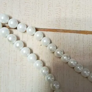 [25 Gram] Mutiara Ringan Grade A Mutiara Lubang Sintetis Ringan 4mm 6mm 8mm 10mm 12mm 14mm