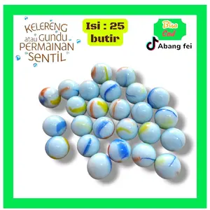KELERENG isi 25 butir permainan di sentil