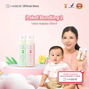 Habbie Paket Bundling 2 Minyak Telon 100ml Bayi Kulit