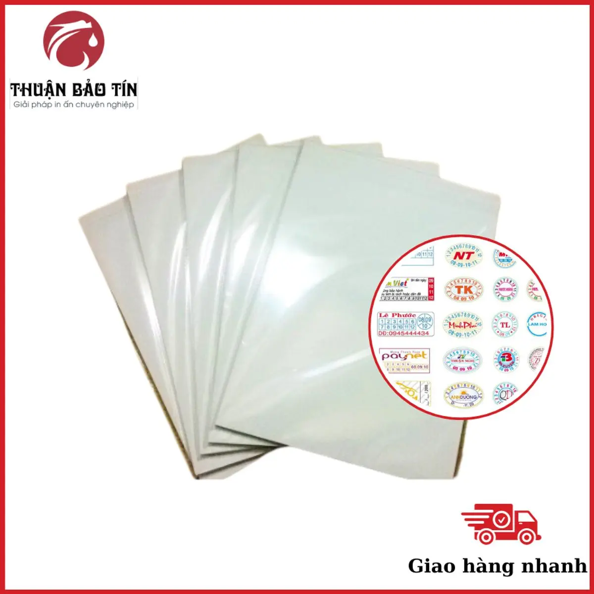 Tem Vỡ ,  Decal In Tem Bảo Hành. Mực khô nhanh , không lem mực