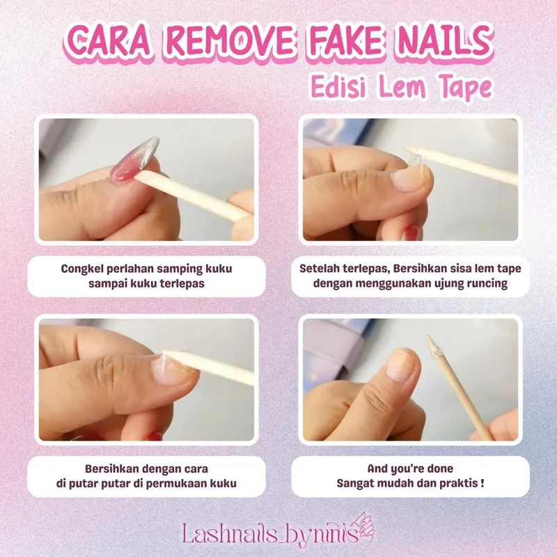 Custom Nail Set Press on nails / Fake nail / Set kuku palsu A32 - Shop | Tokopedia