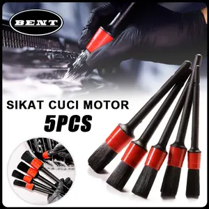 【5PCS】Sikat Cuci Mobil/Kuas Detailing Mobil Perawatan Interior Celah Sikat Pembersih Car