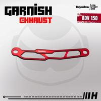 Gambar Hayaidesu Garnish Knalpot ADV 150 - Garnish Aksesoris Full CNC Anodize - MERAH dari Hayaidesu Indonesia Kab. Tangerang 5 Tokopedia