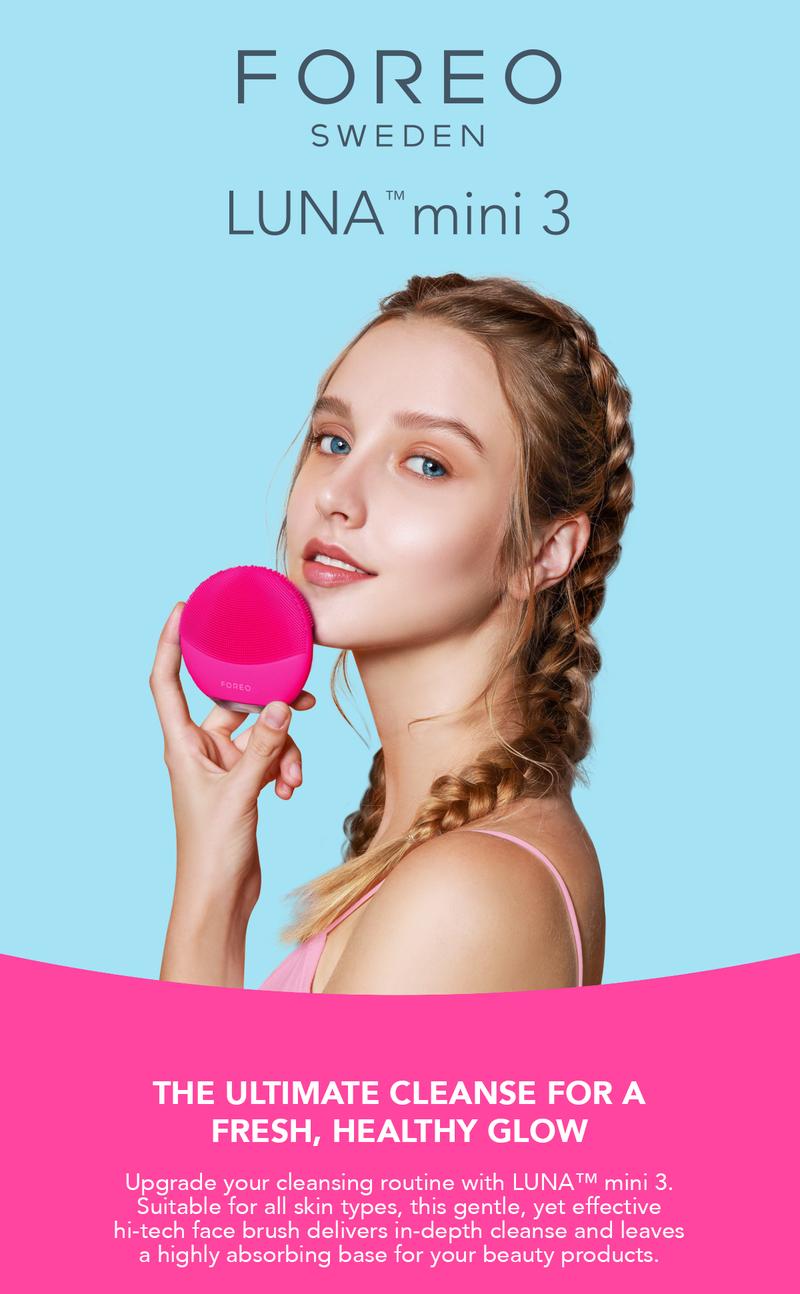Product Introduction of FOREO LUNA mini 3 Ultra-Hygienic Facial Cleansing Brush for All Skin Types - Face Massager for Clean & Healthy Face | Enhances Absorption of Skin Care 2
