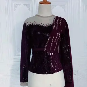 kebaya sinden bludru sequin Atasan