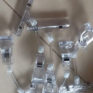 11cm 16cm Jepitan Promo Jepit Harga Obral Untuk Penjepit Label Papan Price Tag Hanger Transparan