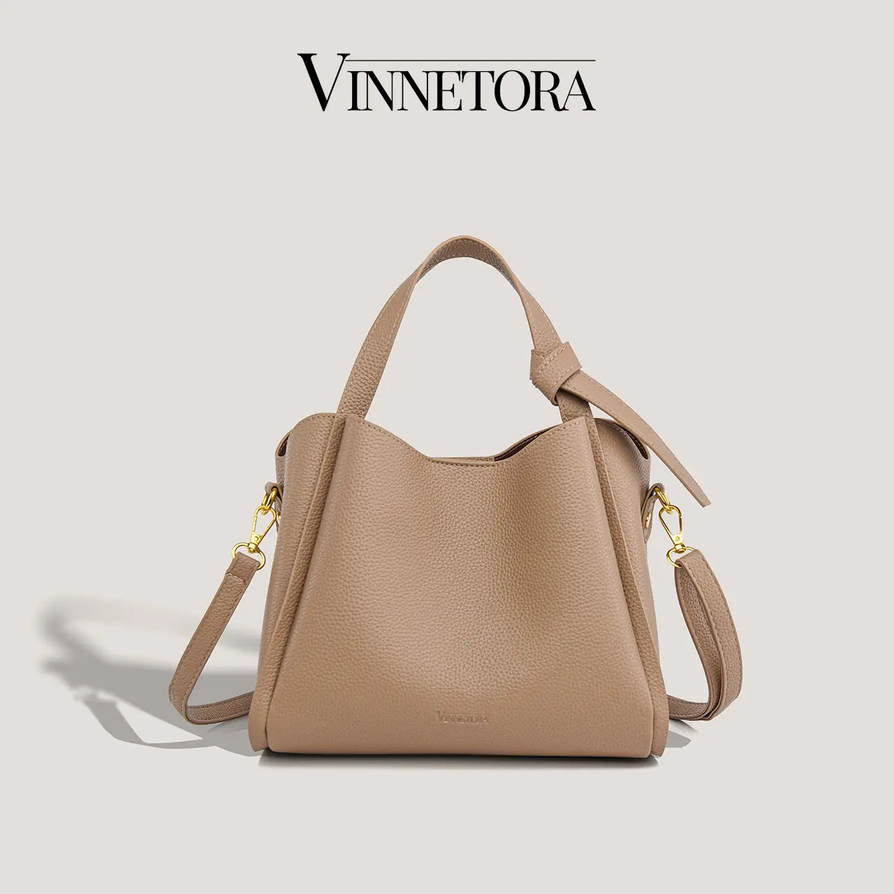 VINNETORA Tas Selempang Wanita Tas Tangan Wanita Tas Kondangan Kulit Jeruk Korean Style Elegan