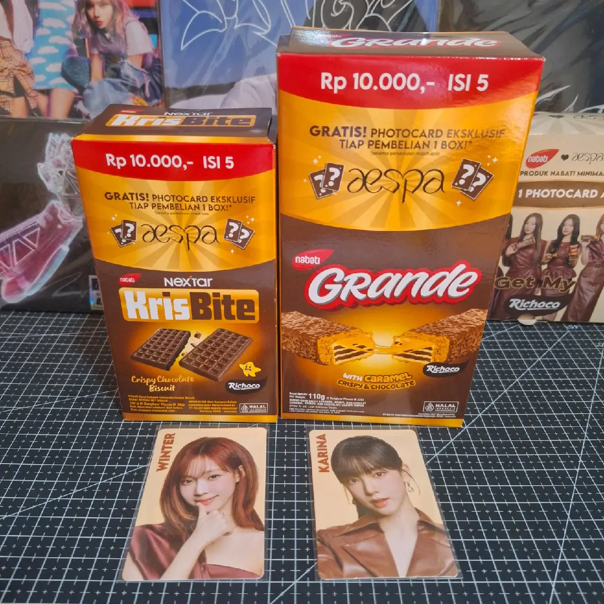 Nabati Nextar KrisBite x AESPA Crispy Chocolate Biscuit Richoco