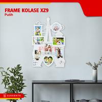 Gambar Pigura Bingkai Frame Foto Kolase Multi Photo XZ9 Dinding Plastik Kaca Putih Kayu dari Foyu Photo Kota Surabaya 5 Tokopedia