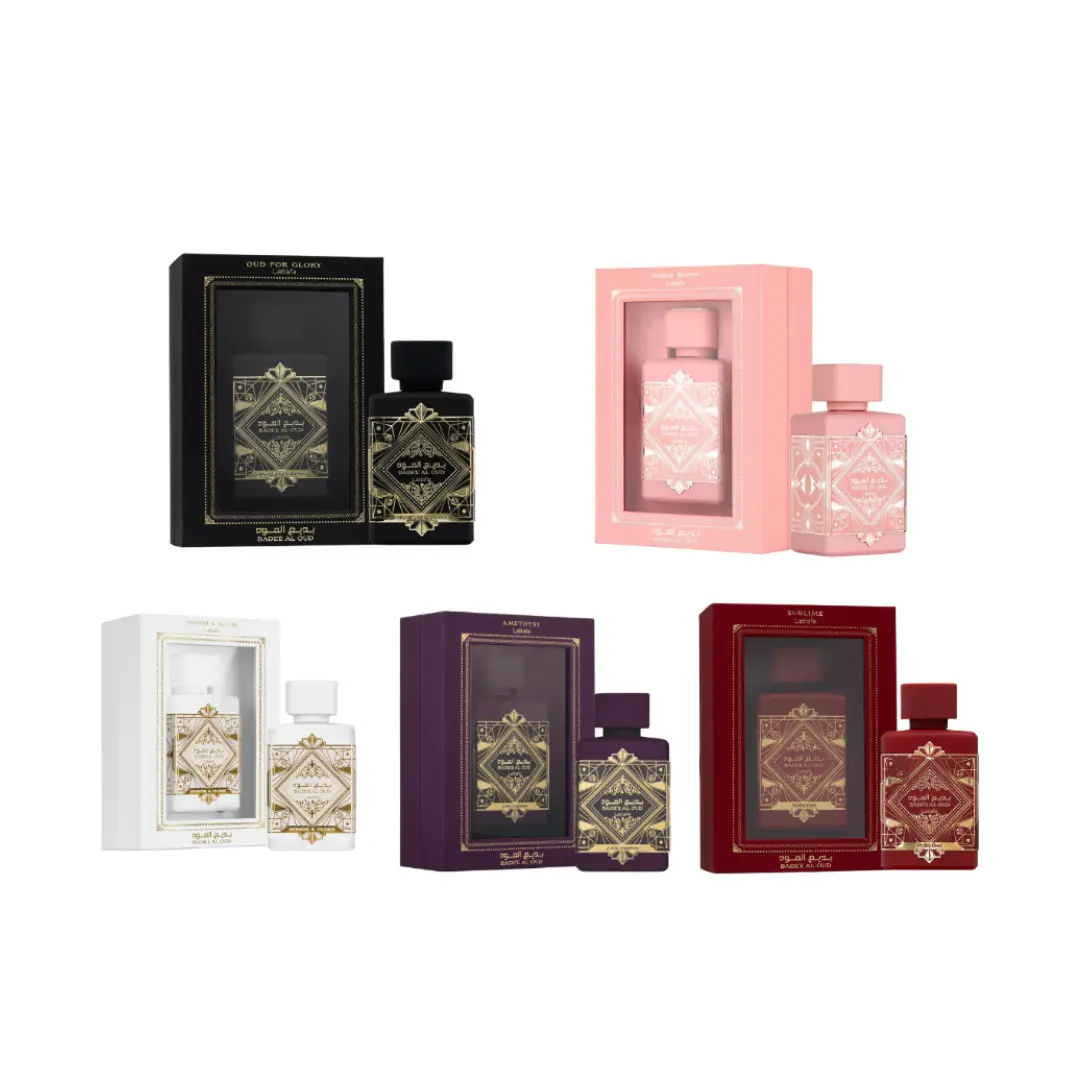 Badee Al Oud Noble Blush/ Sublime / Amethyst / Oud for Glory / Honor & Glory by Lattafa Free 8ml Perfume