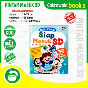 Buku Pintar Siap Masuk SD Plus Tes IQ / Buku Aktivitas Anak / Buku TK
