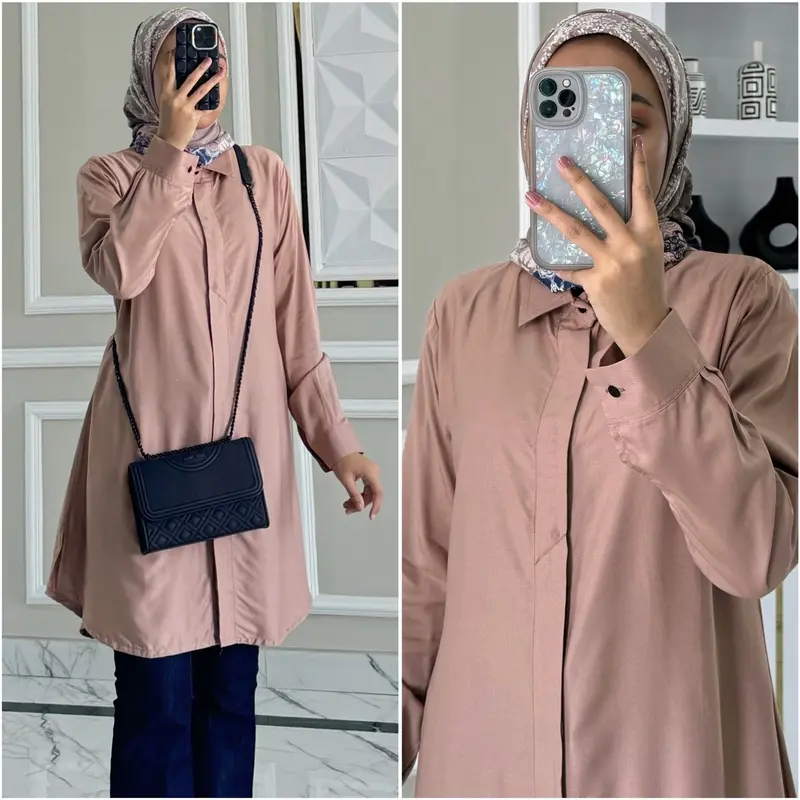 Zalfaoutfit ALINA tunik kerja rayon polos 4