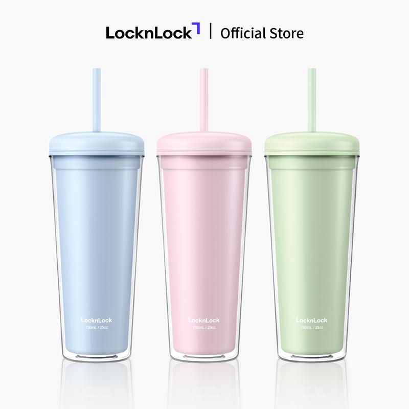  Ly nhựa 2 lớp LocknLock Macaron HAP533 -  750ml 