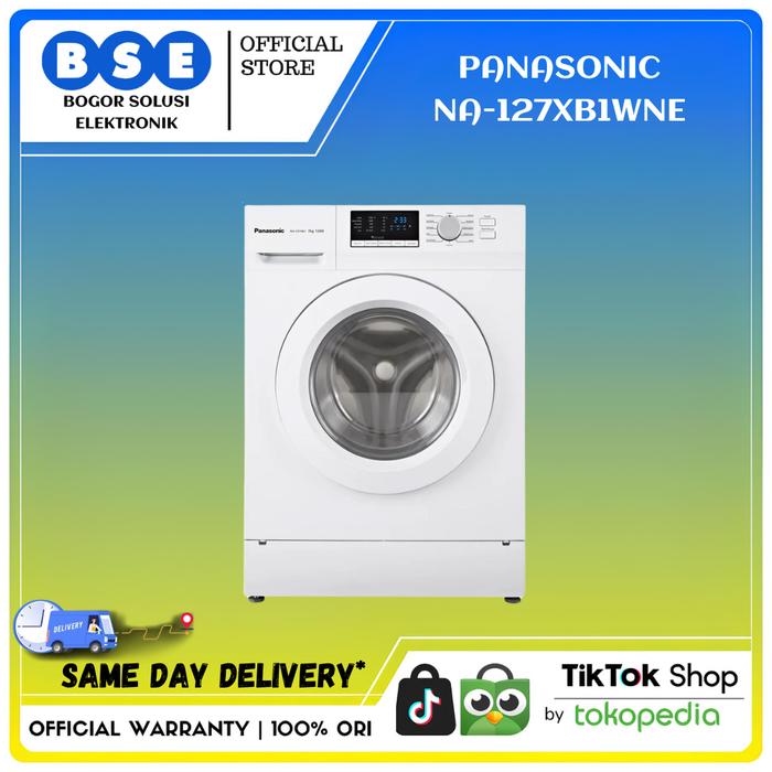 Gambar MESIN CUCI FRONT LOADING 7 KG NA127XB1WNE PANASONIC NA 127XB1WNE 7KG dari Bogor Solusi Elektronik Kab. Bogor Tokopedia