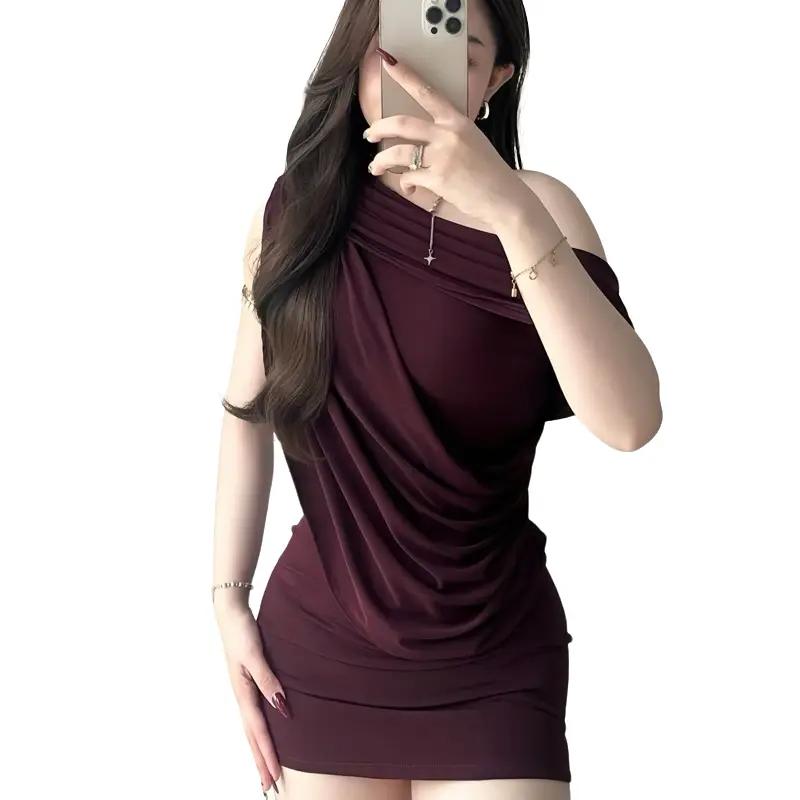  Đầm body váy nữ xinh 354 đầm nữ dự tiệc phối hai bèo nhún sang trọng mặc được 7 kiểu 