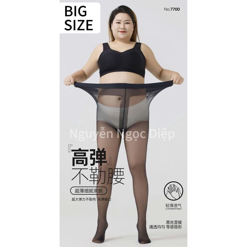[ Big Size ] Quần tất Black Silk siêu co giãn tàng hình + quần tất bigsize + quần tất bầu
