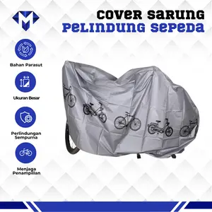 Cover Sarung Pelindung Sepeda dan Motor Matic / Penutup Hujan Sepeda Tahan Air / Penutup Sepeda Motor Anti-UV Penutup Casing Bersepeda / Cover Motor Sarung Motor Pelindung Motor Sepeda Anti Baret Goresan