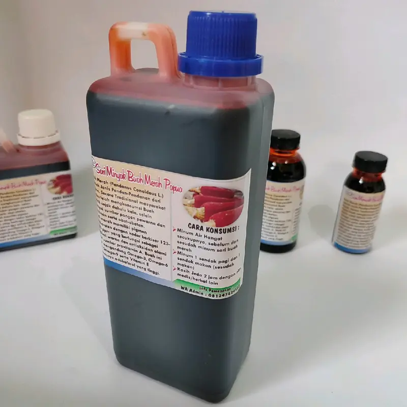 Sari Minyak Buah Merah Papua 1Liter 3