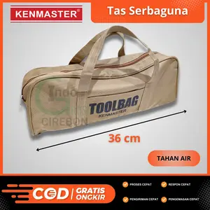 Kenmaster Tas Mancing Pancing Perkakas Tang Obat Kunci Kemping Camping Tool Bag Coklat Mini Kecil Serbaguna Toolbag Murah