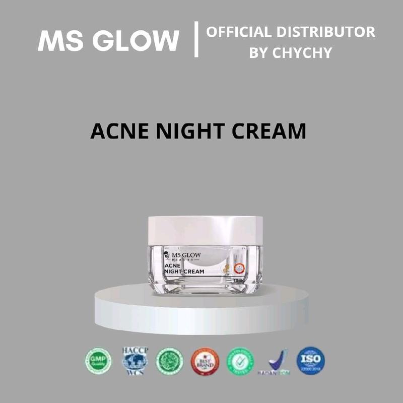 MS GLOW - Acne Night Cream 12g 0