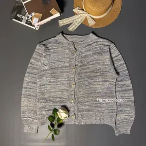 NAYA CARDIGAN RAJUT OVERSIZE Baju Atasan Wanita Terbaru Lengan Panjang Gaya Korea Stylish Allsize Fit to L Panjang 50cm Lingkar Dada 100cm Kardigan Knitwear